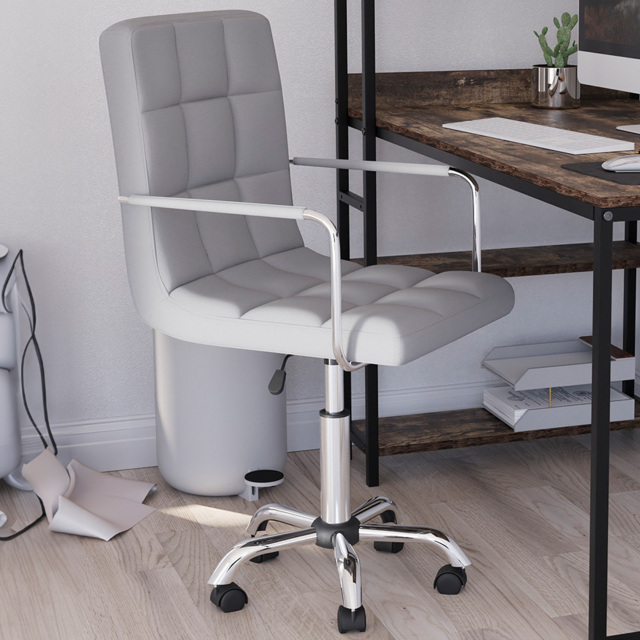 Vida Designs Calbo Grey Office Chair - Wilko - image 1