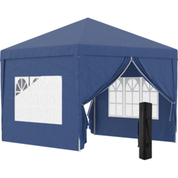 Outsunny 3 x 3m Blue Pop Up Water Resistant Camping Party Tent - Wilko - thumbnail 3