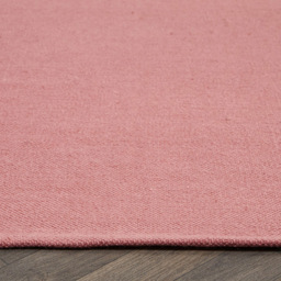 Hug Rug Coral Pink Plain Woven Rug 120 x 170cm - Wilko - thumbnail 4