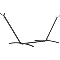 Outsunny Hammock Stand - Size: 286 x 117 x 110cm - Black - Wilko - thumbnail 3