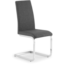 Julian Bowen Roma Set of 2 Slate Grey Cantilever Dining Chairs - Wilko - thumbnail 4