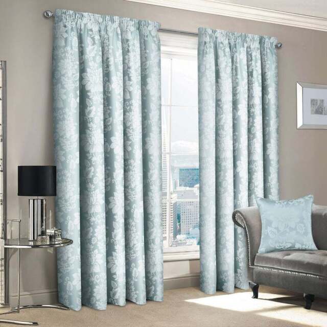 Intimates Iris Silver Tape Top Curtains 168 x 223cm - Size: W 168 x D 223cm - Wilko - image 1