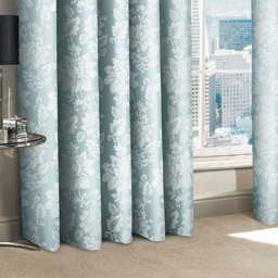 Intimates Iris Silver Tape Top Curtains 168 x 223cm - Size: W 168 x D 223cm - Wilko - thumbnail 4