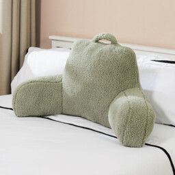Soft Teddy Fleece Cuddle Cushion - Sage - Divante - Wilko - thumbnail 2