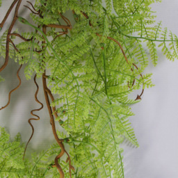 Leaf Light Green Maidenhair Fern Hanging Artificial Plant 100cm 6 Pack - Size: 100 x 30 x 2cm - Wilko - thumbnail 4