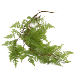 Leaf Light Green Maidenhair Fern Hanging Artificial Plant 100cm 6 Pack - Size: 100 x 30 x 2cm - Wilko - thumbnail 3