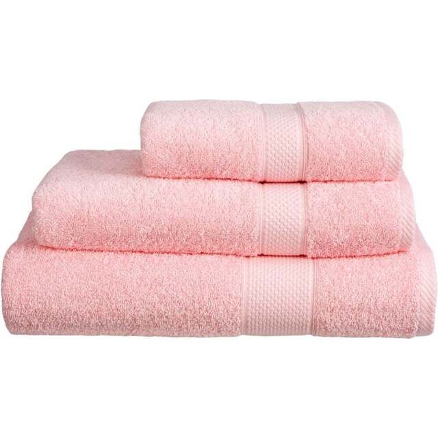 Imperial Hotel Quality Pink Combed Cotton Turkish Bath Mat - Size: 50 x 80 x 4cm - Wilko - image 1