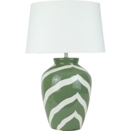 Laurel Table Lamp Green - Wilko