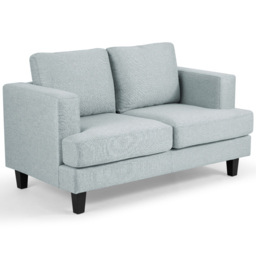 Home Detail Dale 2 Seater Pale Blue Linen Sofa - Wilko - thumbnail 3