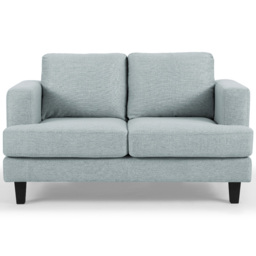 Home Detail Dale 2 Seater Pale Blue Linen Sofa - Wilko - thumbnail 4