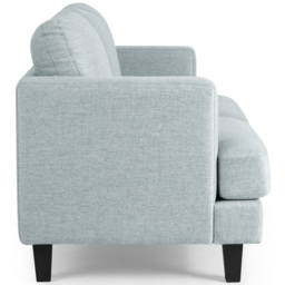 Home Detail Dale 2 Seater Pale Blue Linen Sofa - Wilko - thumbnail 6