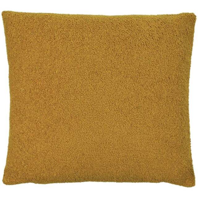 furn. Malham Saffron Fleece Cushion - Size: 50 x 50 cm - Multi - Wilko - image 1