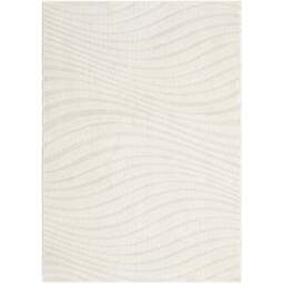 Desire Rugs Aya Cream Embossed Waves Rug 200 x 290cm - Wilko - thumbnail 1
