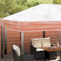 vidaXL 4 x 3m Transparent Single Tier Roof Gazebo Replacement Canopy - n/a - Wilko - thumbnail 7