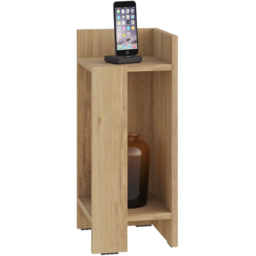 Decortie Elos Single Shelf Oak Modern Right Module Bedside Table - Cream - Wilko - thumbnail 3