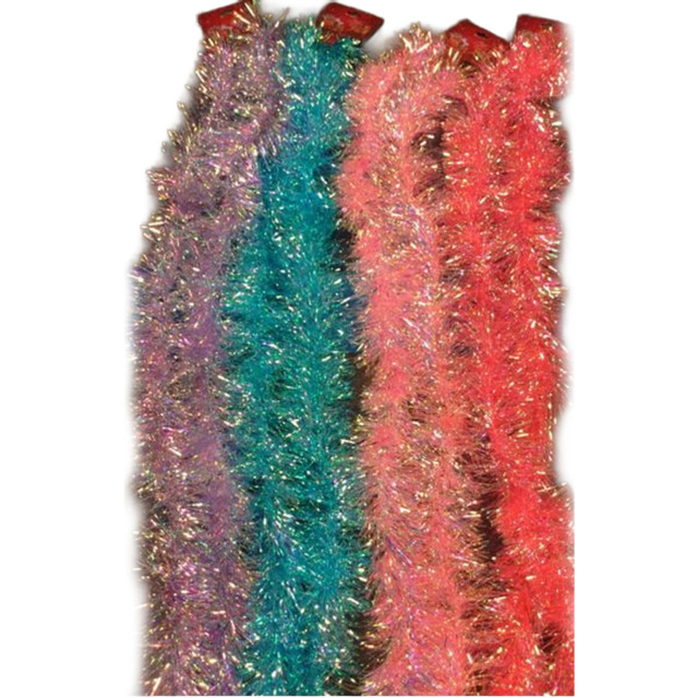 Single Neon Tinsel 2m in Assorted styles - Wilko - image 1