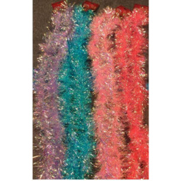 Single Neon Tinsel 2m in Assorted styles - Wilko - thumbnail 3