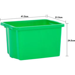 Wham 24L Green Stackable Storage Box 4 Pack - Wilko - thumbnail 6