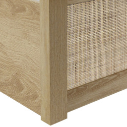 Julian Bowen Padstow Ottoman Double Oak Bed Frame - Brown - Wilko - thumbnail 6