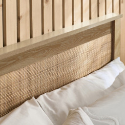 Julian Bowen Padstow Ottoman Double Oak Bed Frame - Brown - Wilko - thumbnail 7