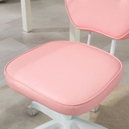Portland Pink Armless Vanity Chair with Adjustable Height - Size: Single - Wilko - thumbnail 5