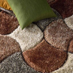 Origins 3D Scallop Ox Red Terracotta Rug 120 x 170cm - Orange - Wilko - thumbnail 6