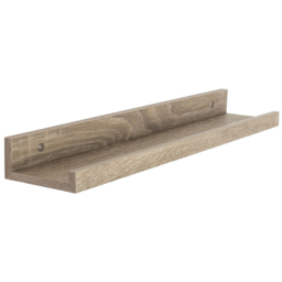 Core Products Dura 48cm Oak Effect Display Shelf - Size: 10 x 48 x 5cm - Brown - Wilko - thumbnail 3