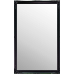 MirrorOutlet Hamilton Black Shabby Chic Wall Mirror 168 x 107cm - Wilko