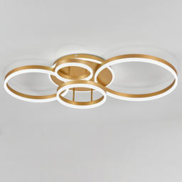 Living and Home Golden Loops LED Ceiling Light - Wilko - thumbnail 4