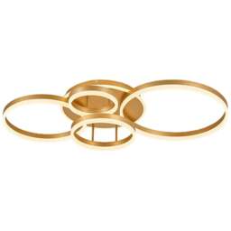 Living and Home Golden Loops LED Ceiling Light - Wilko - thumbnail 1