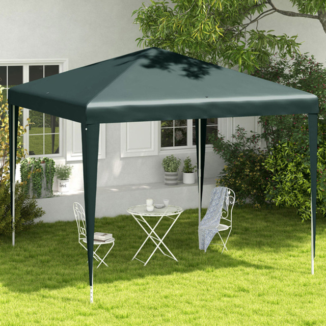 Outsunny 2.7 x 2.7m Dark Green Marquee Party Tent - Size: 110 x 14 x 15.5cm - Wilko - image 1