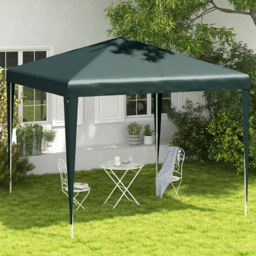 Outsunny 2.7 x 2.7m Dark Green Marquee Party Tent - Size: 110 x 14 x 15.5cm - Wilko - thumbnail 1