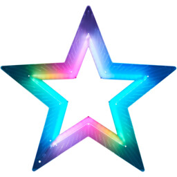 Colour Changing Acrylic Star - Wilko - thumbnail 4