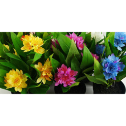Leaf Dark Pink Flower Freesia Artificial Plant 18cm - Size: 18 x 25 x 25cm - Wilko - thumbnail 5