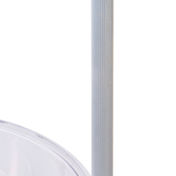 Living and Home 4 Shelf Clear Round Rolling Storage Cart - Size: 90 x 34 x 32cm - Wilko - thumbnail 7