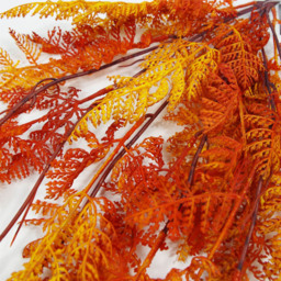 Leaf Autumn Orange Artificial Hanging Plant 3.2ft - Size: 100 x 20 x 2cm - Wilko - thumbnail 5