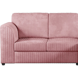 Luxor 4 Seater Pink Jumbo Cord Full Back Right Hand L Shape Corner Sofa - Wilko - thumbnail 5