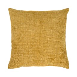 Soft Chenille Boucle Cushion Ochre - Wilko - thumbnail 1