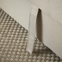 Home Source Charleston 2 Seater Beige Linen Sofa Bed - Wilko - thumbnail 5