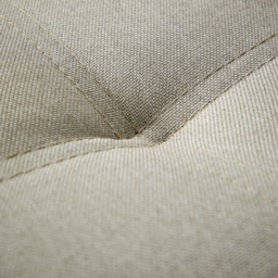 Home Source Charleston 2 Seater Beige Linen Sofa Bed - Wilko - thumbnail 6