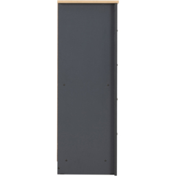 Seconique Portland 4 Drawer Grey and Oak Effect Chest of Drawers - Wilko - thumbnail 6