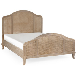 Julian Bowen Fleur Double Rattan Light Oak Bed - Brown - Wilko - thumbnail 3
