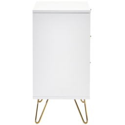 Julian Bowen Murano 3 Drawer Matt White Chest of Drawers - Wilko - thumbnail 6