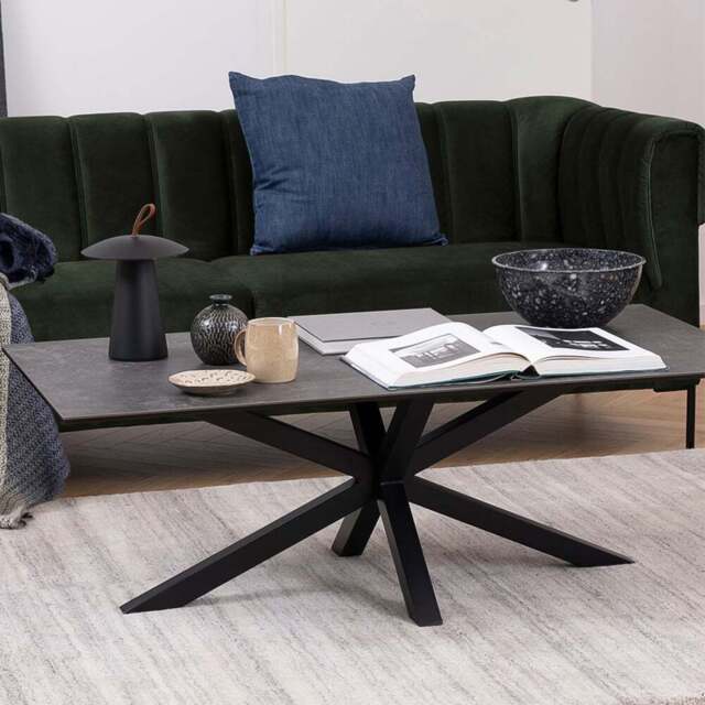 Florence Heaven Black Ceramic Coffee Table - Furniture To Go - Wilko - image 1