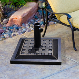 Costway Garden Square Parasol Base 12kg - Size: 61 x 52 x 12cm - Multi - Wilko - thumbnail 3