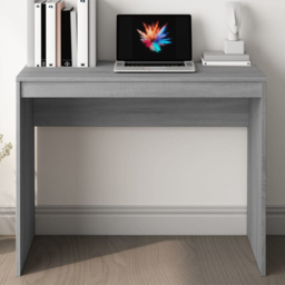 vidaXL Computer Desk Grey Sonoma - Size: 72 x 90 x 40cm - Wilko