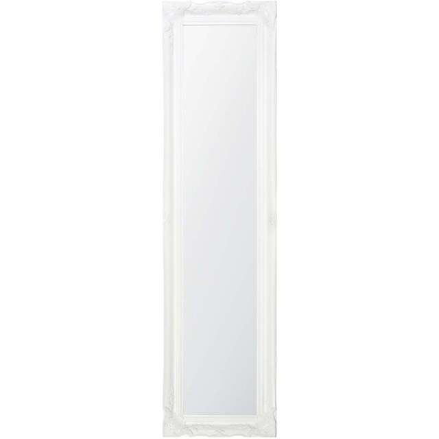 MirrorOutlet Hamilton White Shabby Chic Wall Mirror 167 x 45cm - Wilko - image 1