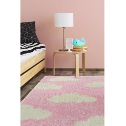 Homemaker Pink Snug Cloud Shaggy Rug 100 x 150cm - Wilko - thumbnail 5