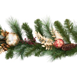 Traditional Red and Gold Bauble Garland - Red and Gold - Wilko - thumbnail 4