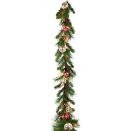 Traditional Red and Gold Bauble Garland - Red and Gold - Wilko - thumbnail 7